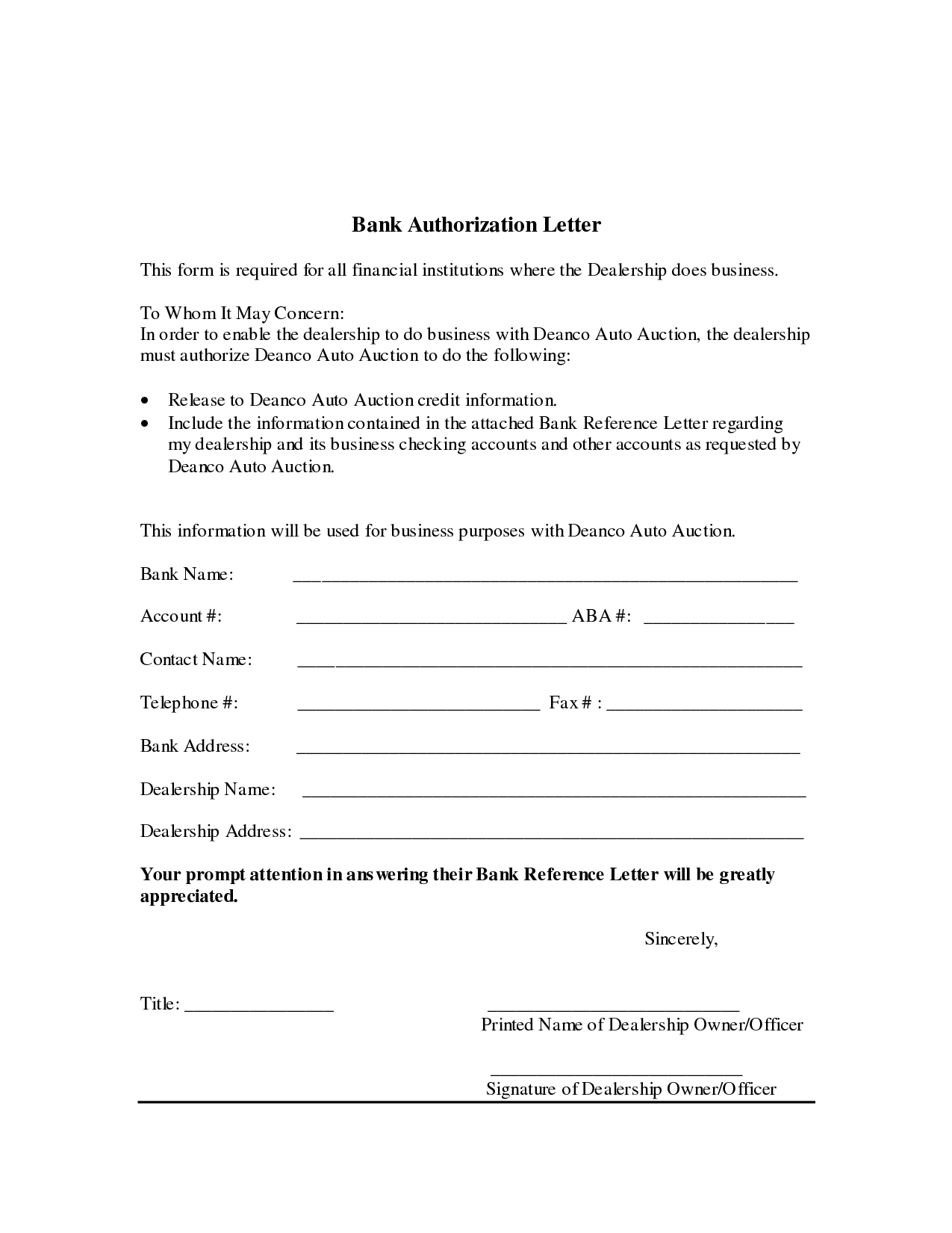 How To Write Authorization Letter For Bank | | Authorization Letter